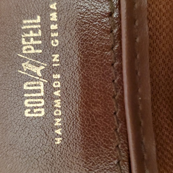 Vintage GoldPfeil Leather Crossbody/Shoulder Bag - Picture 5 of 8